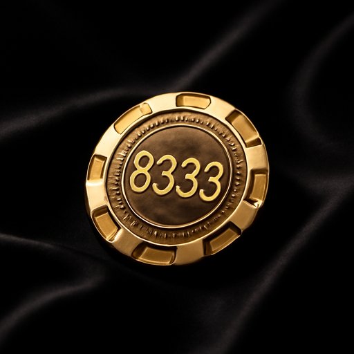 3333bt ব্ল্যাকজ্যাক টেবিলের উপর কার্ড